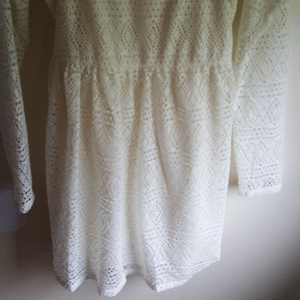 white off shoulder dress